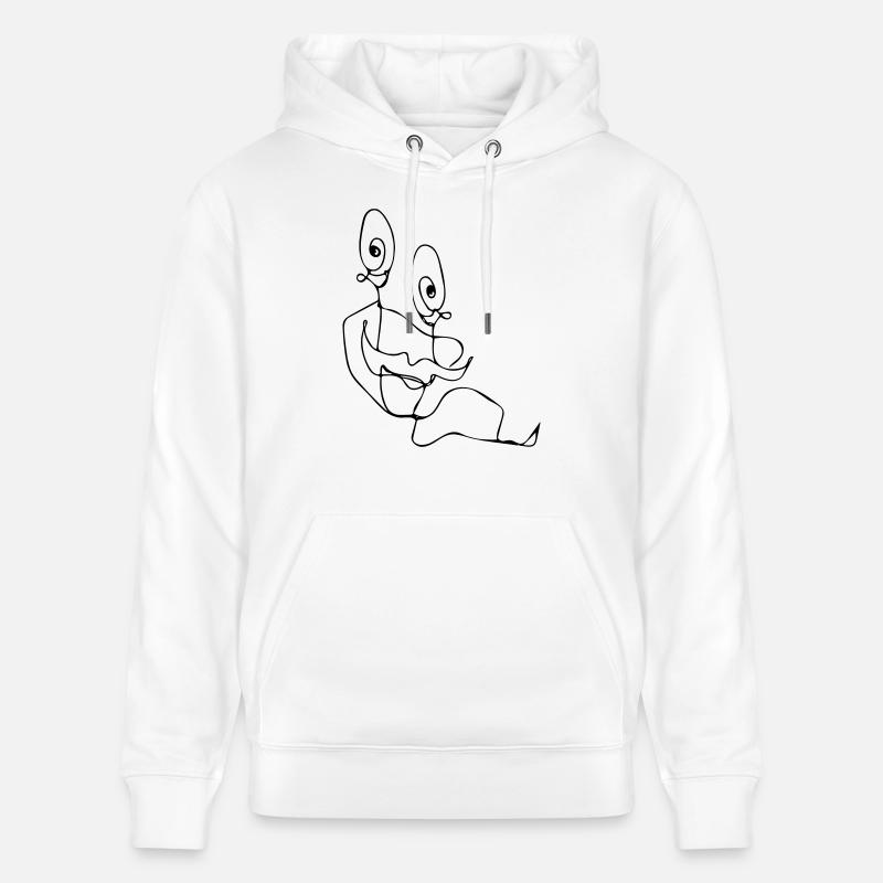 Visqueux - Sweat à capuche bio CRUISER Stanley/Stella Unisexe - blanc