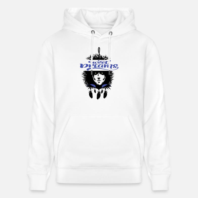 Attrape-rêves - Roche - Vélo - Sweat à capuche bio CRUISER Stanley/Stella Unisexe - blanc