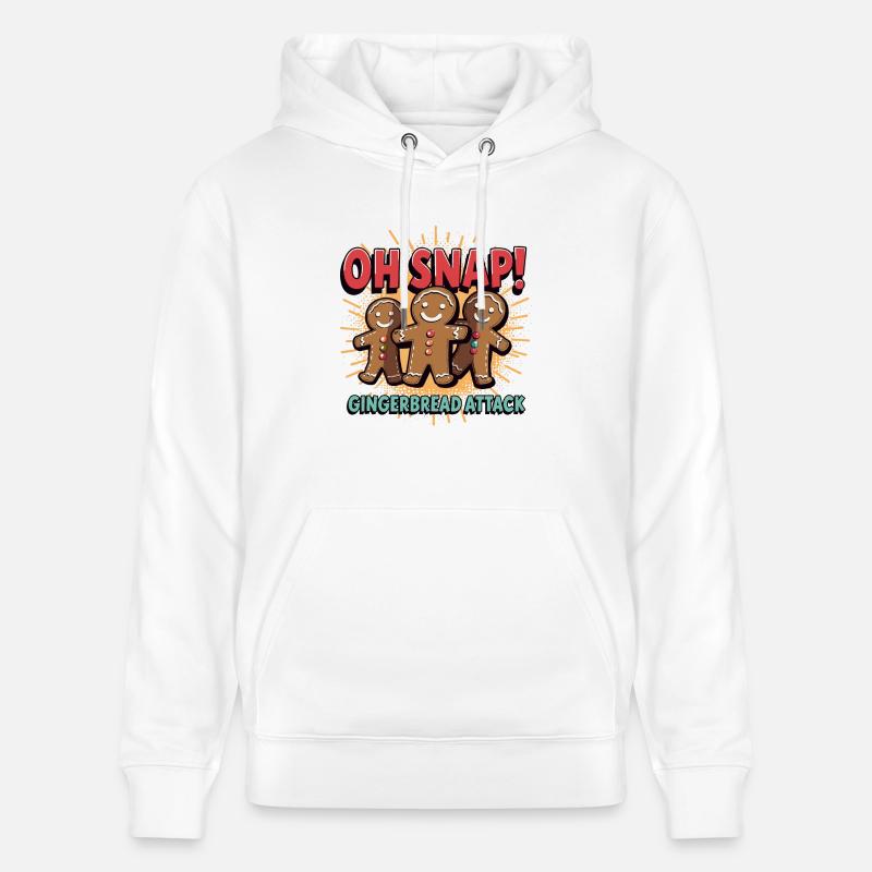 GINGERBREAD - Sweat à capuche bio CRUISER Stanley/Stella Unisexe - blanc