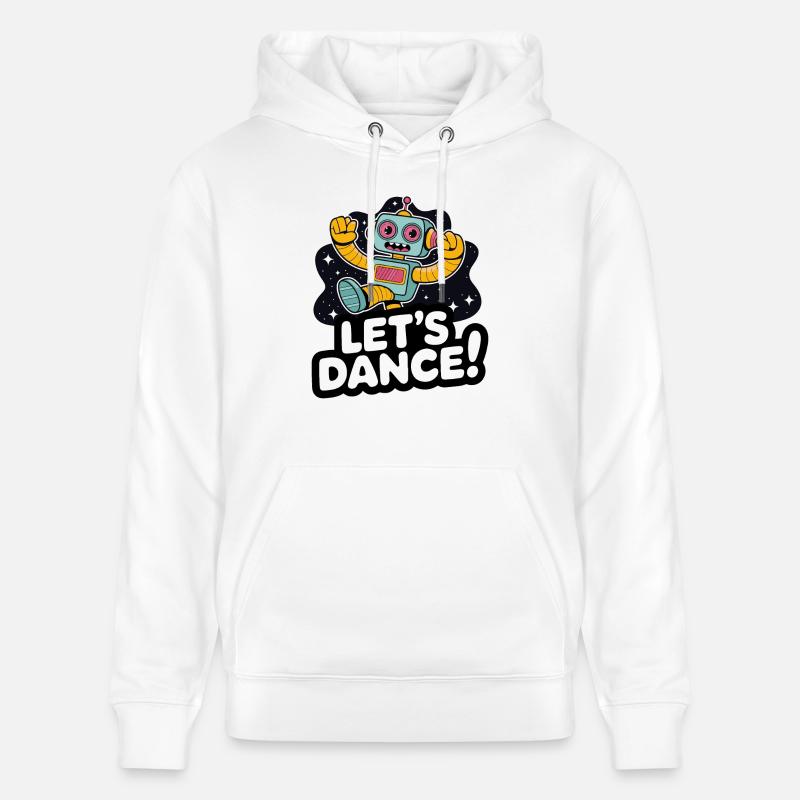 ROBOT LET’S DANCE - Sweat à capuche bio CRUISER Stanley/Stella Unisexe - blanc