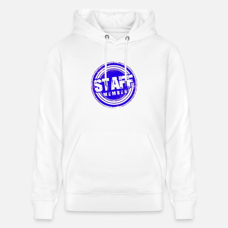 Membre du personnel - Sweat à capuche bio CRUISER Stanley/Stella Unisexe - blanc