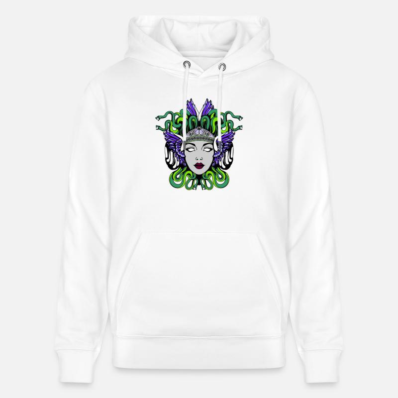 méduse - Sweat à capuche bio CRUISER Stanley/Stella Unisexe - blanc