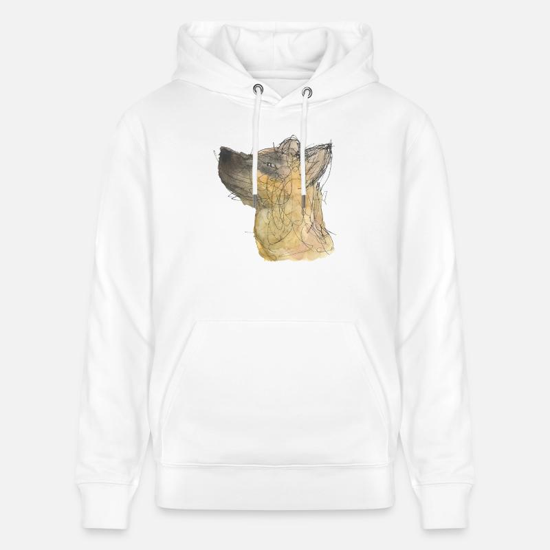 Chien - Sweat à capuche bio CRUISER Stanley/Stella Unisexe - blanc