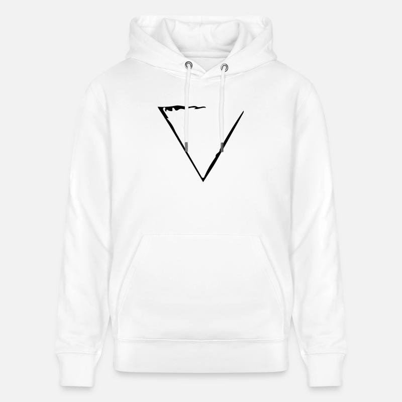 Élément d'eau - Sweat à capuche bio CRUISER Stanley/Stella Unisexe - blanc