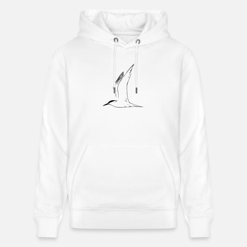mouette - Sweat à capuche bio CRUISER Stanley/Stella Unisexe - blanc