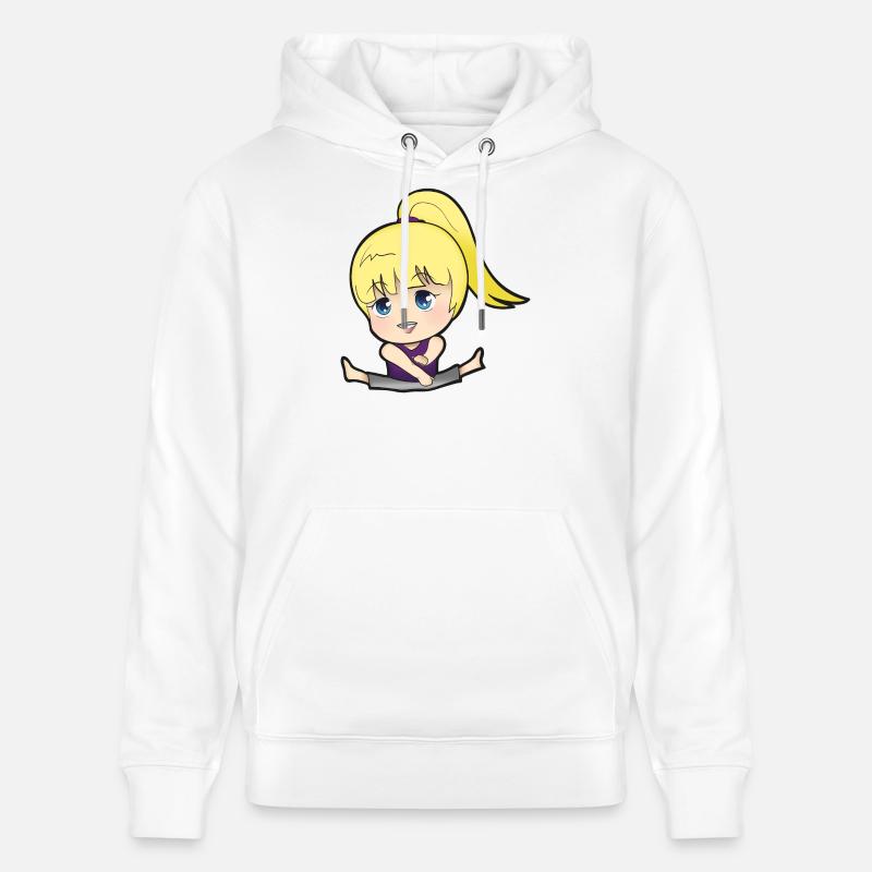 Chibi Anime Manga Splitkick - Stanley/Stella Unisex Bio-Hoodie CRUISER  - Weiß