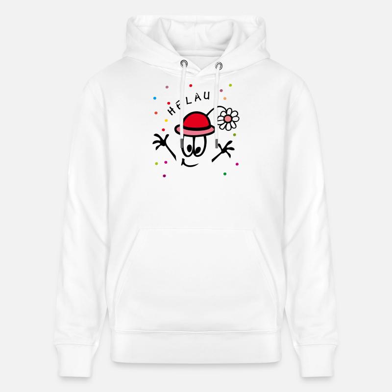 Carnaval, Carnaval, Bande dessinée - Sweat à capuche bio CRUISER Stanley/Stella Unisexe - blanc