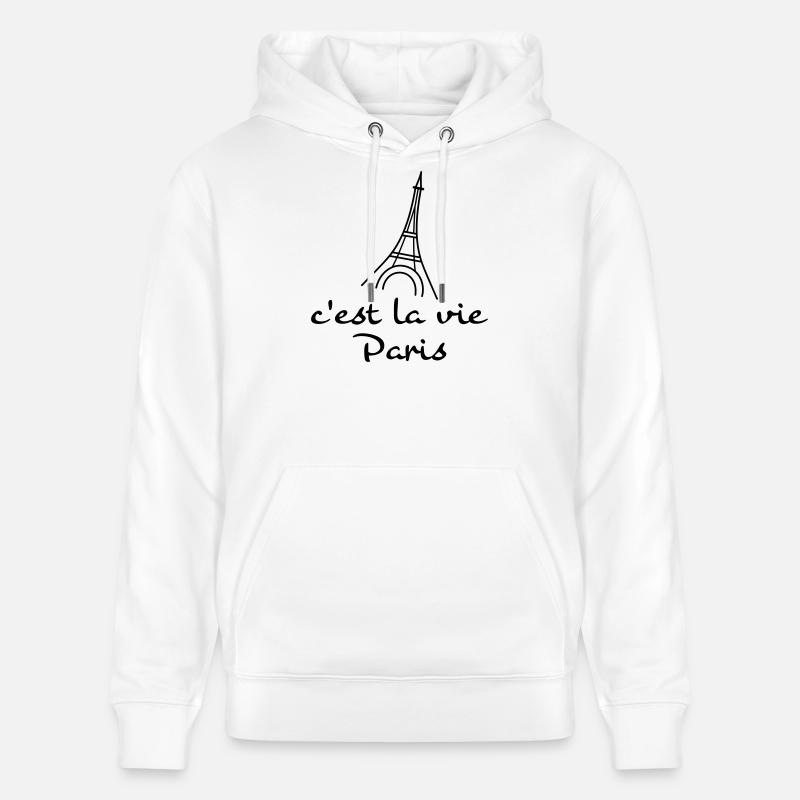 c’est la vie - Sweat à capuche bio CRUISER Stanley/Stella Unisexe - blanc