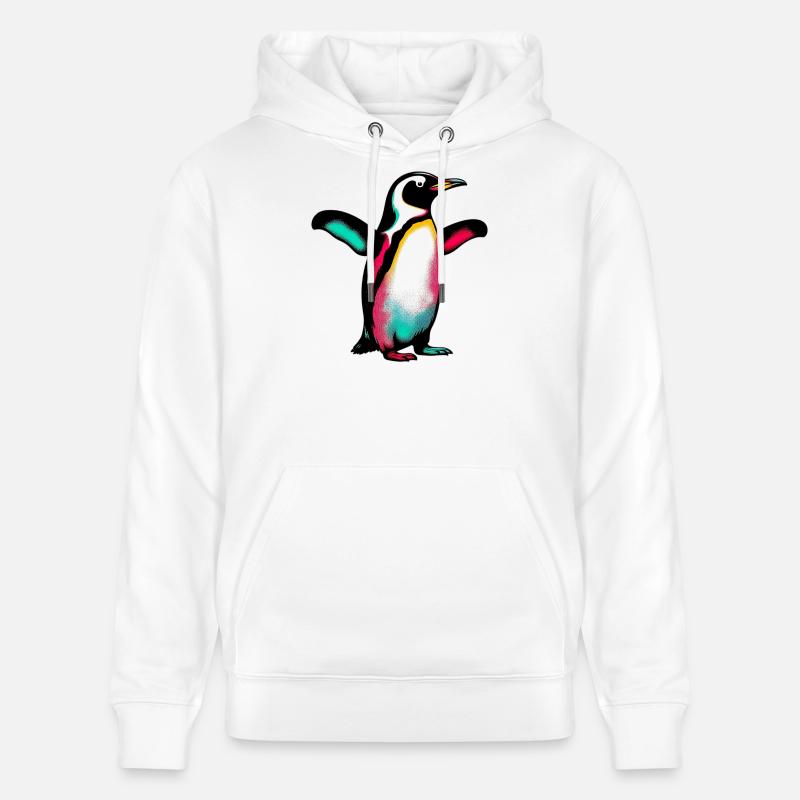 Pingouin - Sweat à capuche bio CRUISER Stanley/Stella Unisexe - blanc