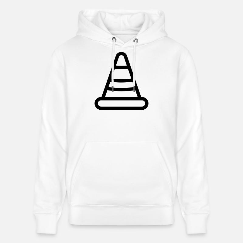 cône de signalisation - Sweat à capuche bio CRUISER Stanley/Stella Unisexe - blanc