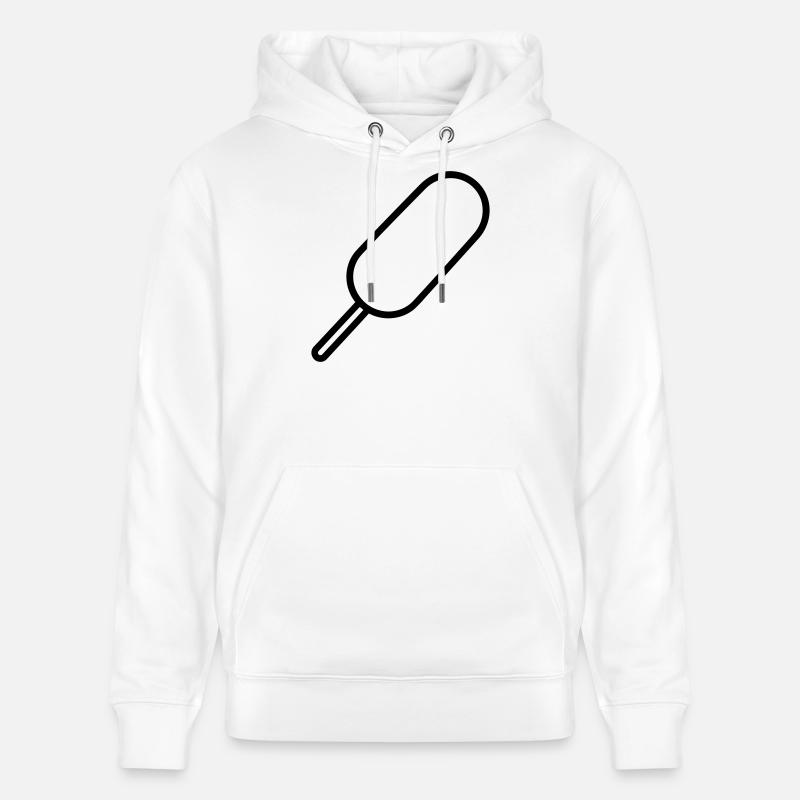 corn dog - Sweat à capuche bio CRUISER Stanley/Stella Unisexe - blanc