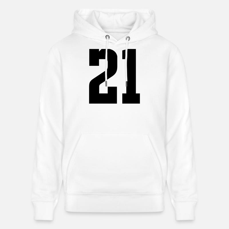 21 - Sweat à capuche bio CRUISER Stanley/Stella Unisexe - blanc