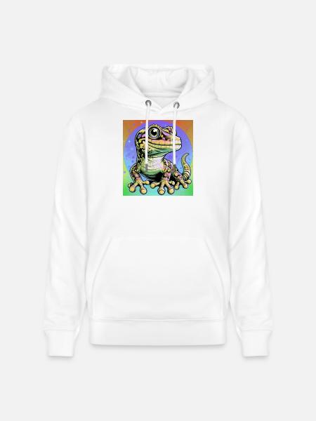 Gecko - Stanley/Stella Unisex Bio-Hoodie CRUISER  - Weiß