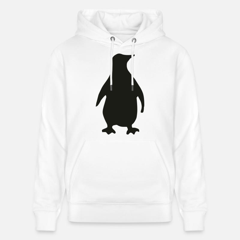 Pingouin - Sweat à capuche bio CRUISER Stanley/Stella Unisexe - blanc