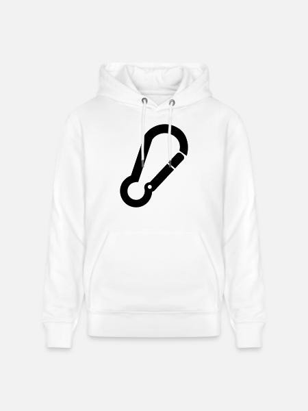 Klettern - Stanley/Stella Unisex Bio-Hoodie CRUISER - Weiß