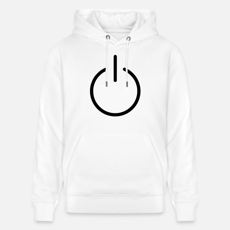 power - Sweat à capuche bio CRUISER Stanley/Stella Unisexe - blanc
