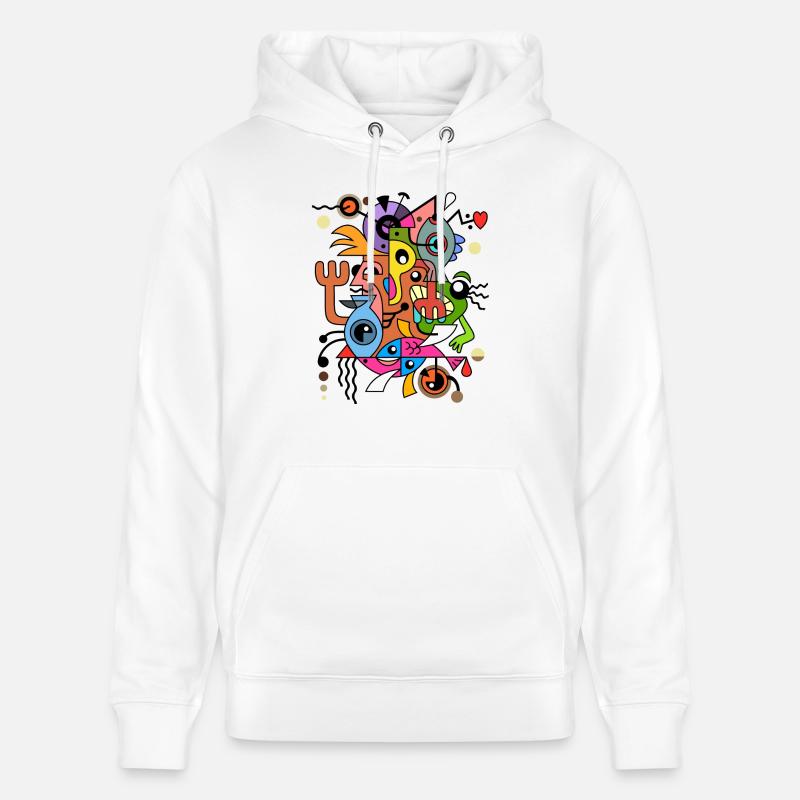 La Maison du Pêcheur - Sweat à capuche bio CRUISER Stanley/Stella Unisexe - blanc