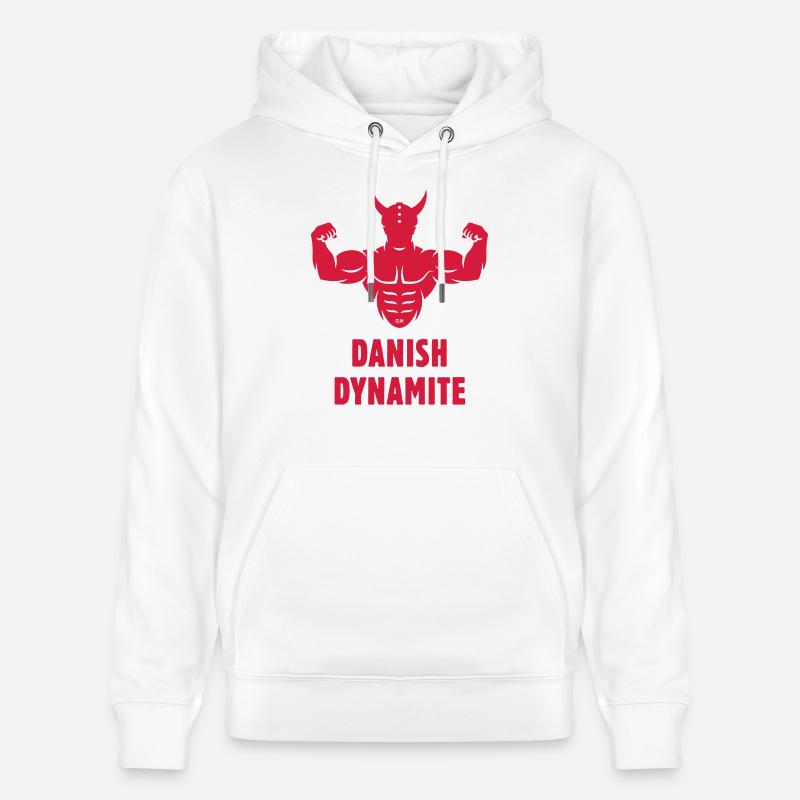 Danish Dynamite (Dänemark / Wikinger) - Stanley/Stella Unisex Bio-Hoodie CRUISER  - Weiß