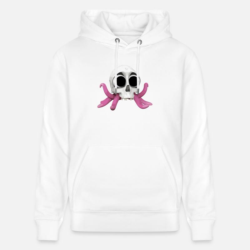 SkullyMops - Stanley/Stella Unisex Bio-Hoodie CRUISER  - Weiß