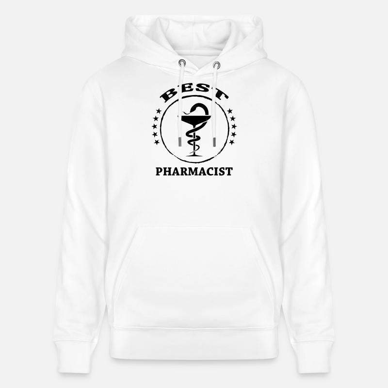 Best Pharmacist - Stanley/Stella Unisex Bio-Hoodie CRUISER  - Weiß