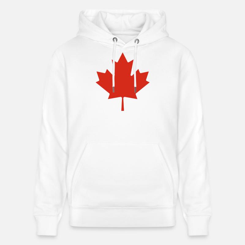 Montrez vos couleurs – Canada - Sweat à capuche bio CRUISER Stanley/Stella Unisexe - blanc