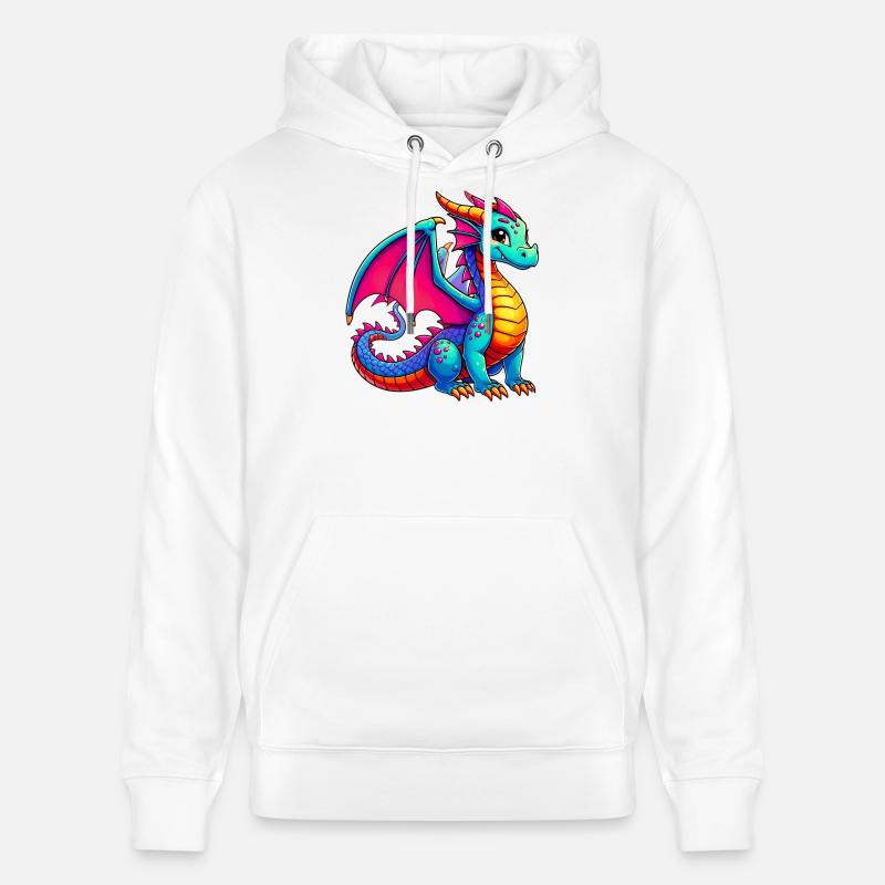 Drache - Stanley/Stella Unisex Bio-Hoodie CRUISER - Weiß