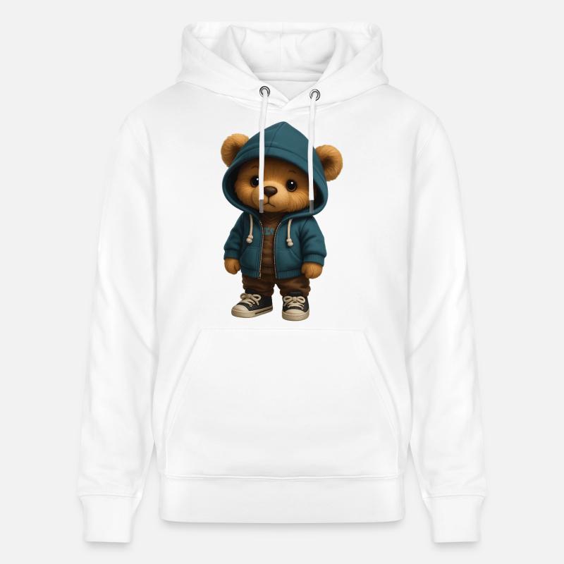 Sweat à capuche Teddy - Sweat à capuche bio CRUISER Stanley/Stella Unisexe - blanc