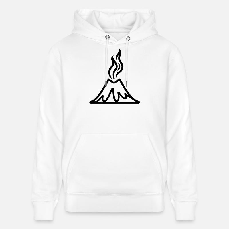 Volcan - Sweat à capuche bio CRUISER Stanley/Stella Unisexe - blanc