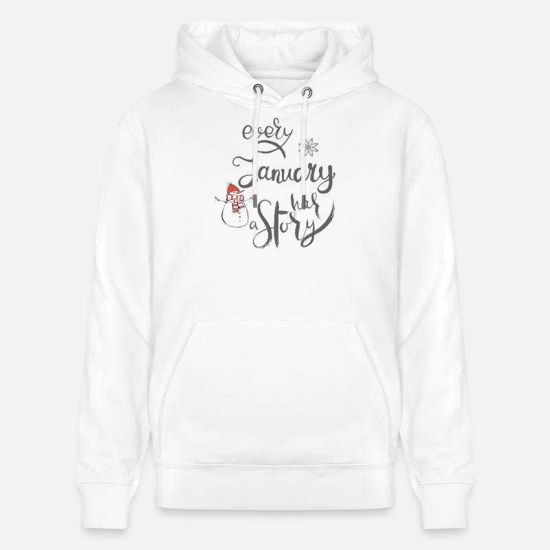 Janvier - Sweat à capuche bio CRUISER Stanley/Stella Unisexe - blanc