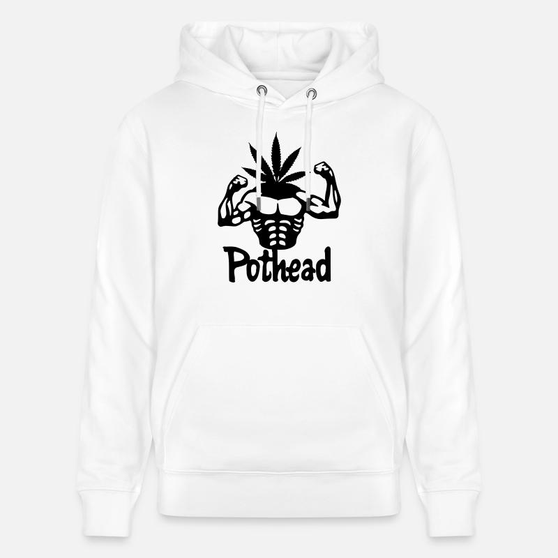 Pothead - Sweat à capuche bio CRUISER Stanley/Stella Unisexe - blanc