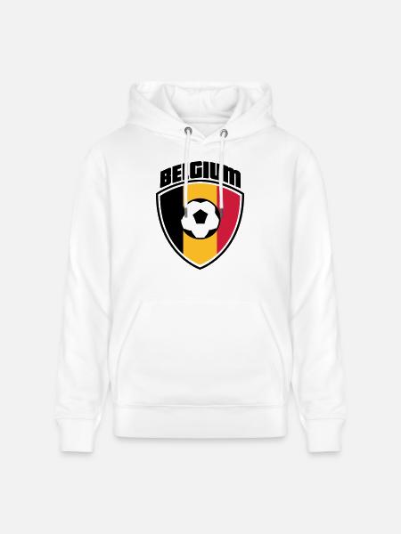 belgium - Stanley/Stella CRUISER Unisex Organic Hoodie - white