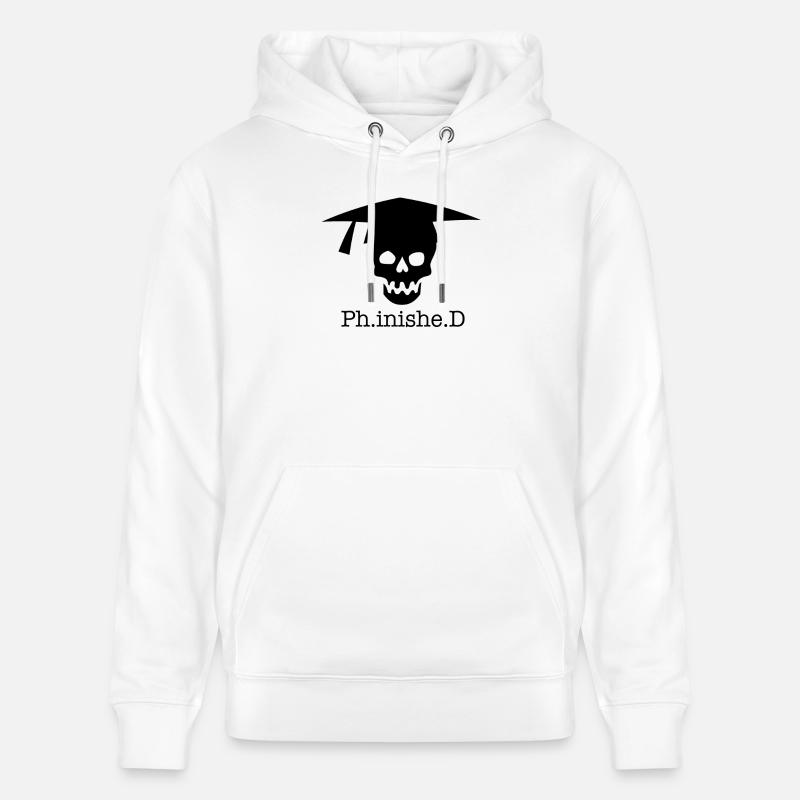 Ph.D. - Sweat à capuche bio CRUISER Stanley/Stella Unisexe - blanc