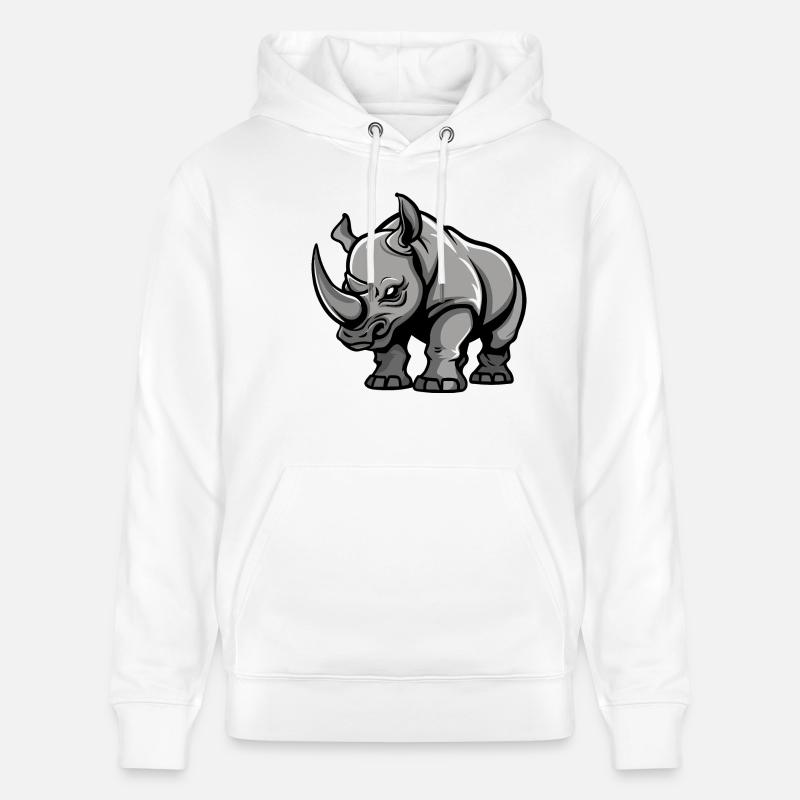 Nashorn Comic - Stanley/Stella Unisex Bio-Hoodie CRUISER - Weiß