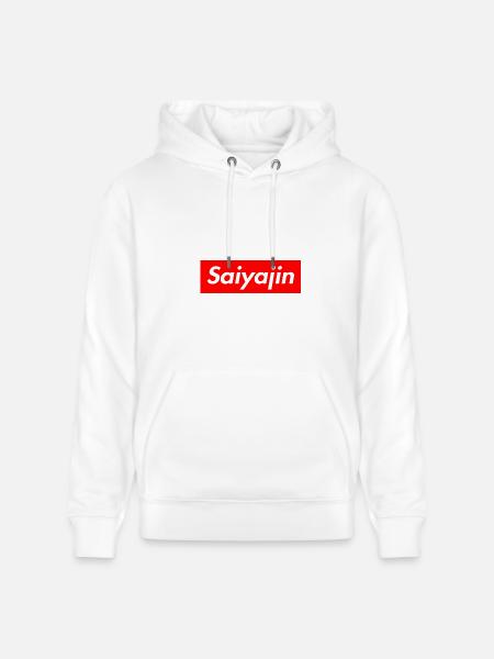 saiyajin - Stanley/Stella CRUISER Unisex Organic Hoodie - white