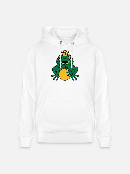 Froschkönig - Stanley/Stella Unisex Bio-Hoodie CRUISER  - Weiß
