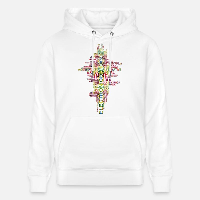 Parole vers le haut - Sweat à capuche bio CRUISER Stanley/Stella Unisexe - blanc