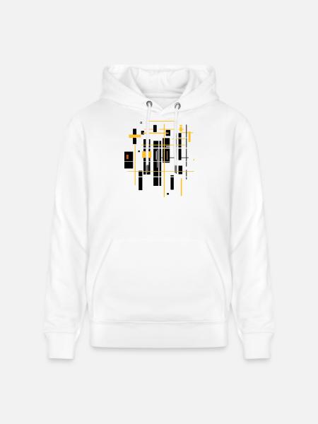 Architecture minimal landscape - Stanley/Stella CRUISER Unisex Organic Hoodie - white