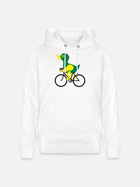 bike - Stanley/Stella CRUISER Unisex Organic Hoodie - white