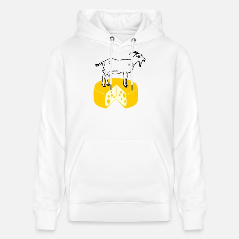 Blanc de chèvre sur fromage - Sweat à capuche bio CRUISER Stanley/Stella Unisexe - blanc