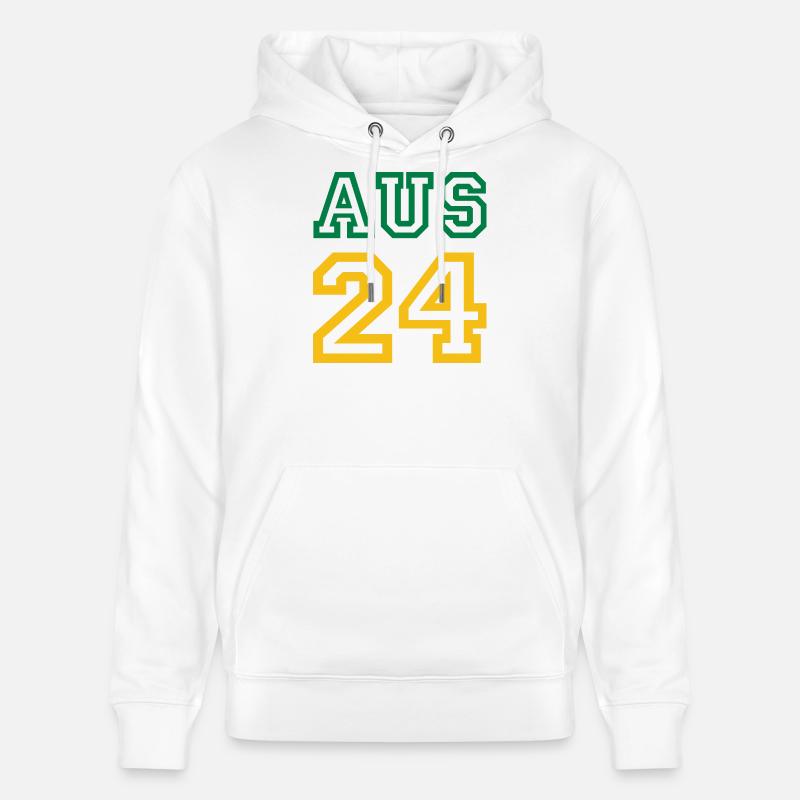 Australie Australien - Sweat à capuche bio CRUISER Stanley/Stella Unisexe - blanc