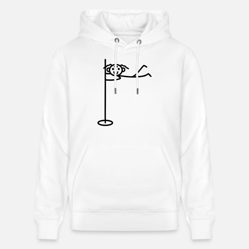 Frau Pole dance - Stanley/Stella Unisex Bio-Hoodie CRUISER  - Weiß
