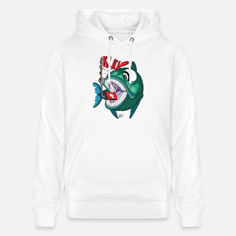 Klick Bait - Stanley/Stella Unisex Bio-Hoodie CRUISER - Weiß