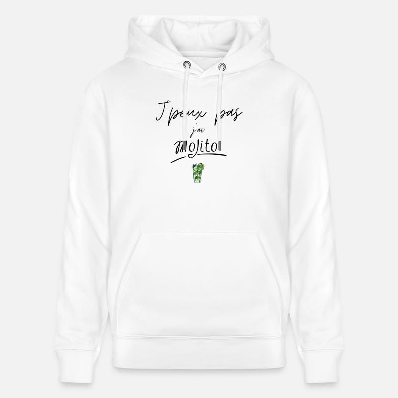 J'peux pas j'ai mojito - Sweat à capuche bio CRUISER Stanley/Stella Unisexe - blanc