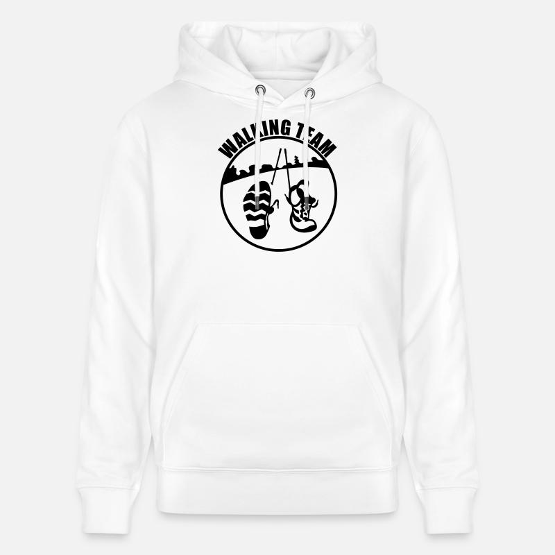 walking team - Sweat à capuche bio CRUISER Stanley/Stella Unisexe - blanc