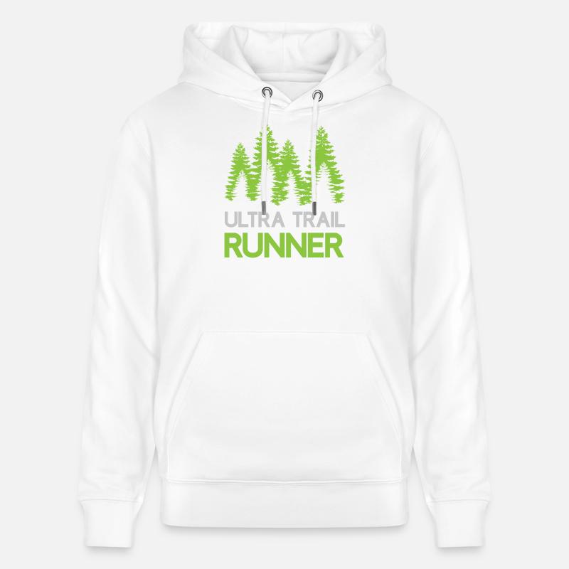 Ultra Trail Runner - Sweat à capuche bio CRUISER Stanley/Stella Unisexe - blanc