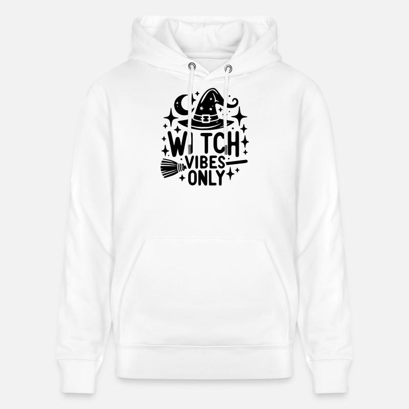 Vibrations de sorcière uniquement - Sweat à capuche bio CRUISER Stanley/Stella Unisexe - blanc
