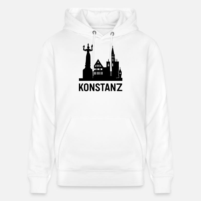 Constance Lac de Constance Silhouette - Sweat à capuche bio CRUISER Stanley/Stella Unisexe - blanc