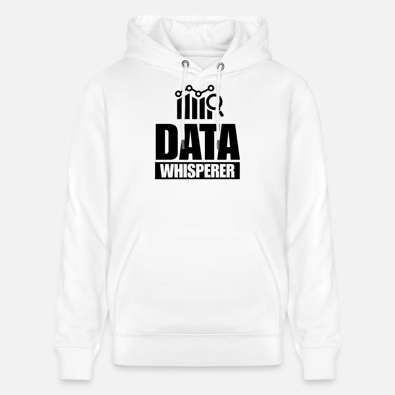 Data Analyst Scientist Engineering Analysis - Stanley/Stella CRUISER Unisex Organic Hoodie - white