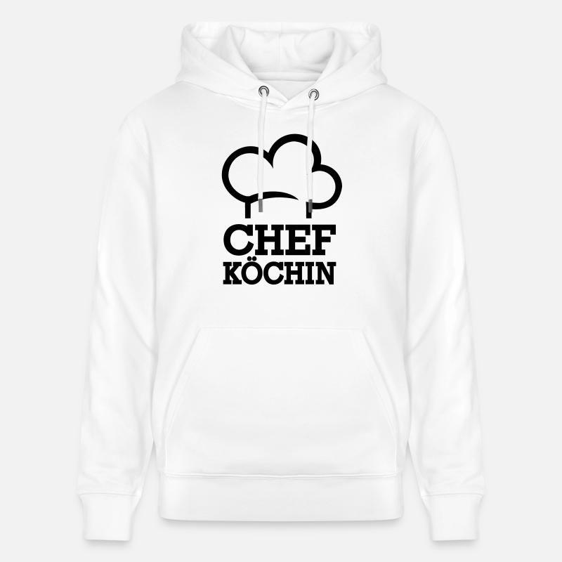 Cuisinier - Sweat à capuche bio CRUISER Stanley/Stella Unisexe - blanc