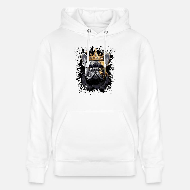 Chien Chien Animal - Sweat à capuche bio CRUISER Stanley/Stella Unisexe - blanc